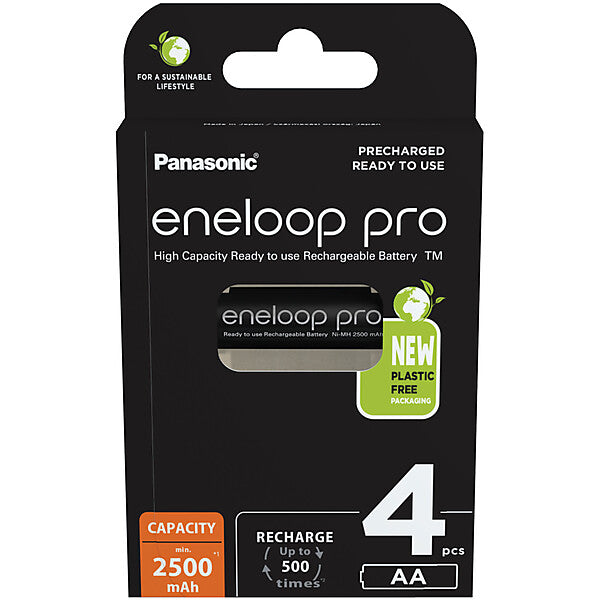 Hückmann Akku Mignon AA eneloop 2500mAh BK-3HCDE/4BE(VE4)